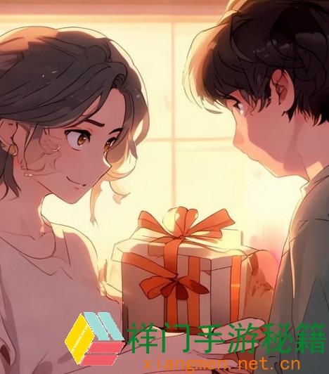 儿子为母亲精心选择生日礼物：母爱的表现与孩子感恩心意的完美交融