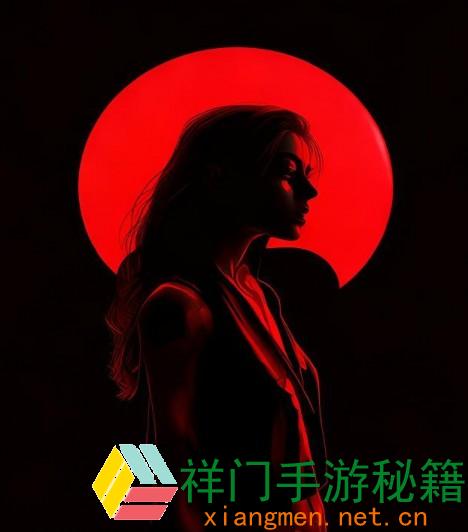 蘑菇视频赤色logo纯黑色布景图，打造简练明了的品牌形象
