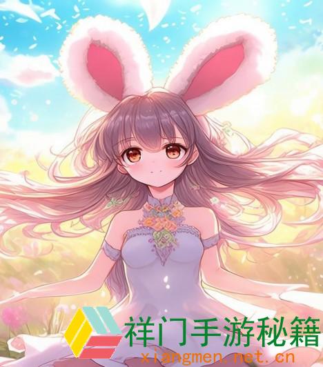小兔兔的香甜气味在春风中摇动，唤醒心底的柔情与温暖