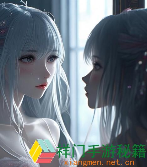 昂首看镜子里边(昂首注视镜中映像，探寻心里深处的实在自己)